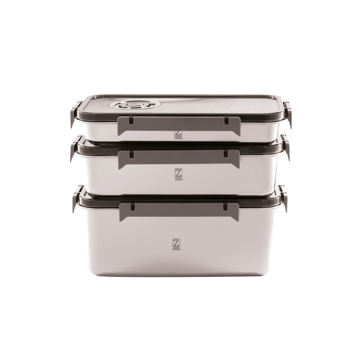 Pack X3 Contenedores Rectangulares