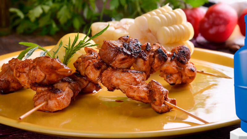 anticucho de pollo